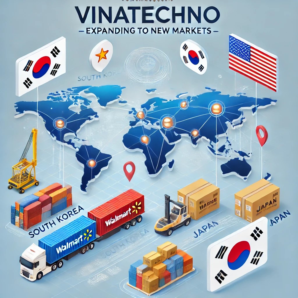 VinaTechno Mở Rộng Thị Trường Xuất Khẩu Quốc Tế - Thành Tựu Tháng 11